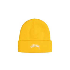 Yellow Stussy beanie