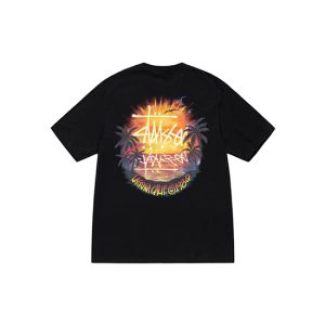 Stussy Sunset T-shirt Noir