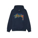 Stussy Thermal Stock Sweat à capuche Bleu marine