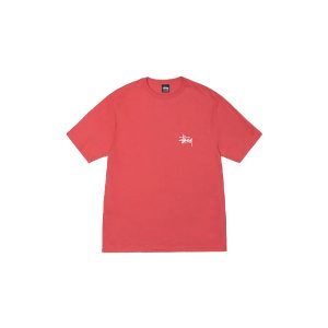 T shirt Stussy rouge