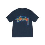 T-shirt thermique Stussy bleu marine