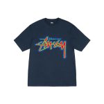 T-shirt thermique Stussy bleu marine